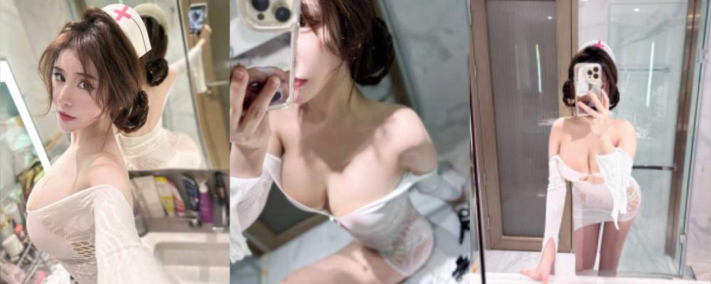 微密圈巨乳女神奔跑的 晶螺儿 倾情演绎护士装 诱惑力都要溢出屏幕了