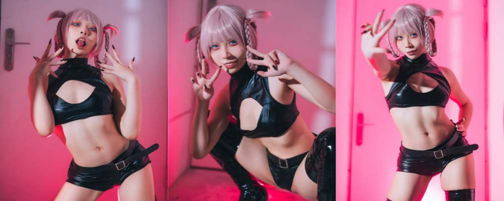 天生魅魔黑色攻速套无毛白虎让人血脉喷张 MitakuCosplay爱好者Tokar浵卡 七草荠福利姬最新视图大作