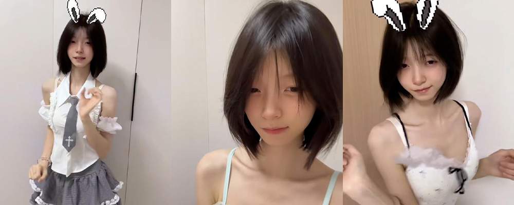 清纯只是外表 淫荡才是自我 抖音网红鈴被健身教练带到男厕所调教口交后入